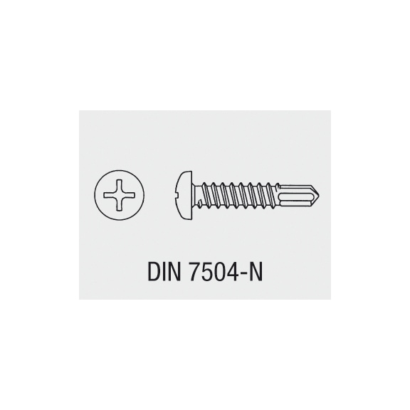VISO assortment sebS self-drilling screws DIN 7504-N zinc-plated - 2