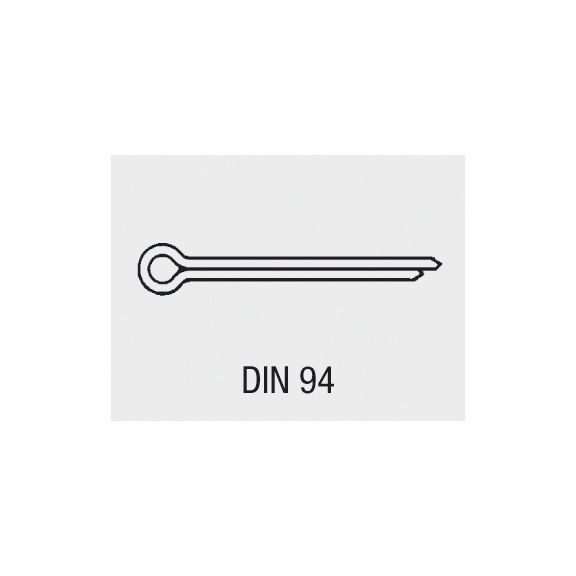 VISO assortment split pins DIN 94 - 2