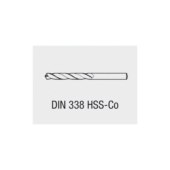 Assortiment VISO de forets métal DIN 338 HSS-Co - 2