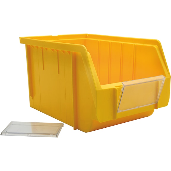 Front flaps for plastic storage boxes - 1