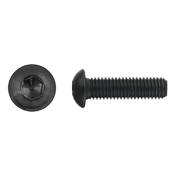 Pan head screw, DIN EN ISO 7380-1 10.9, plain - 2