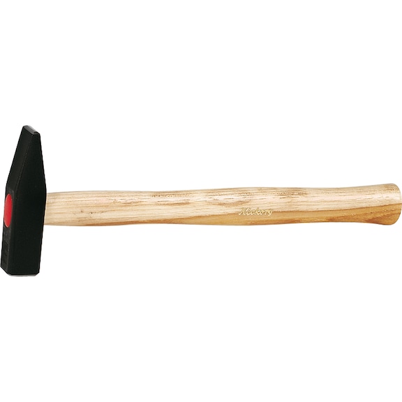 Machinist's hammer with hickory handle DIN 1041