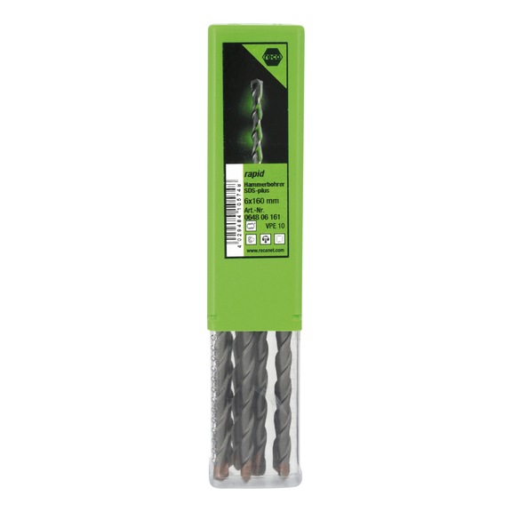 Remaining stock - SDS-plus x-tron hammer drill bit, trade pack, 8 x 110/50