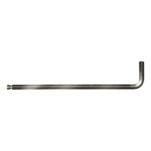RECA L-shaped hex key, long version - hexagonal on one side with ball head