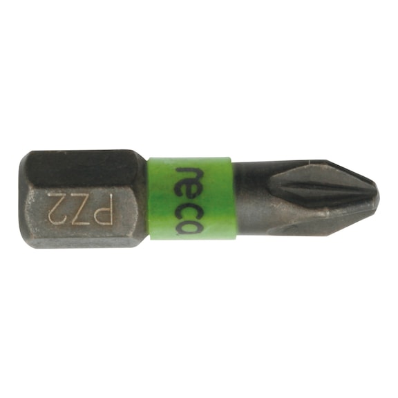 RECA 1/4-inch PZ recessed head impact bit - 1