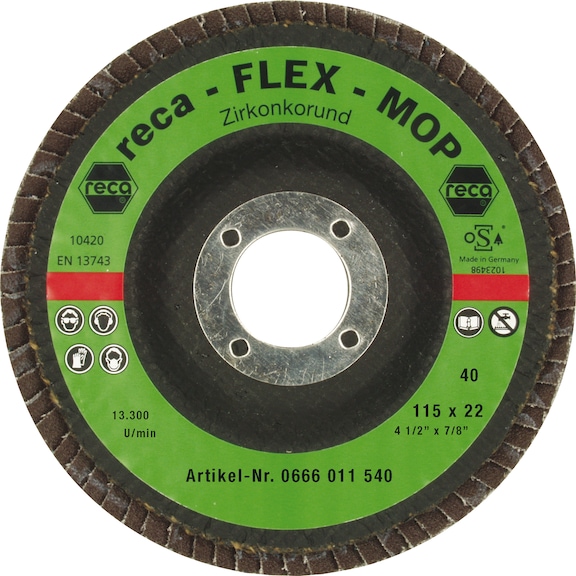 Flex-Mop flap discs, curved - 1