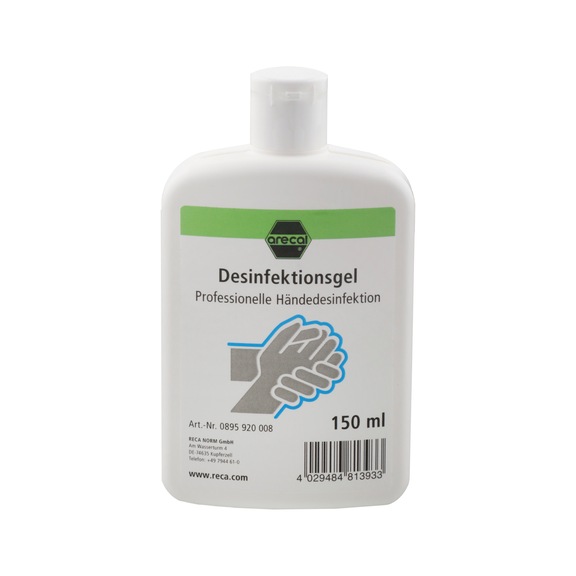 Gel desinfectante arecal - Gel desinfectante arecal, desinfección de manos, 150 ml