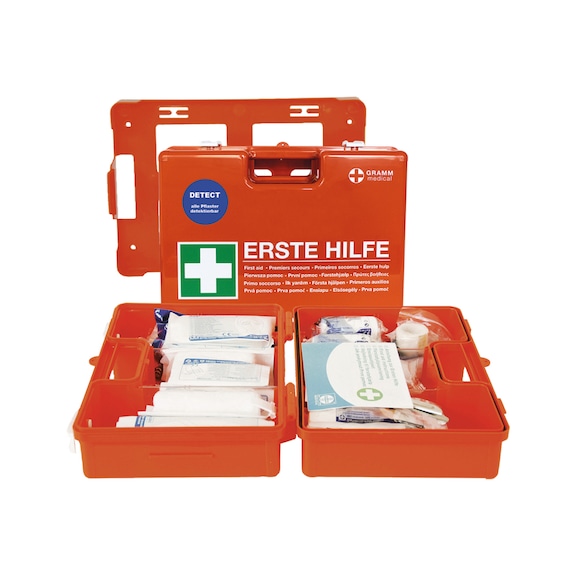 DETECT first aid case, DIN 13157