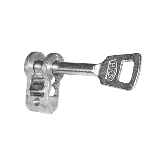 Metal keyhole insert