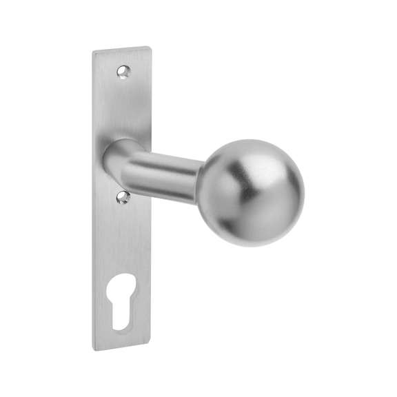 Lock housing – knob short plate  - 1