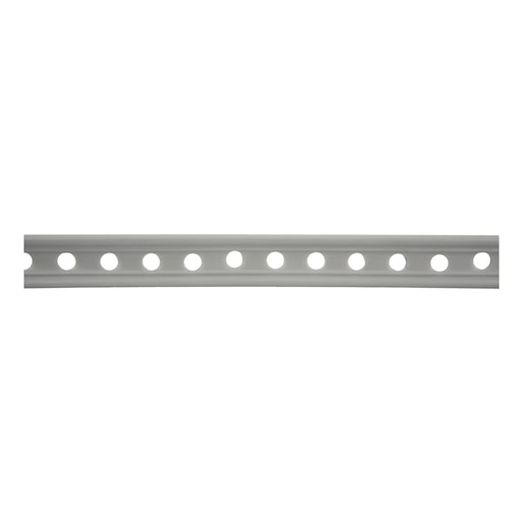 Punched mounting strip, plastic, non-welded - 2
