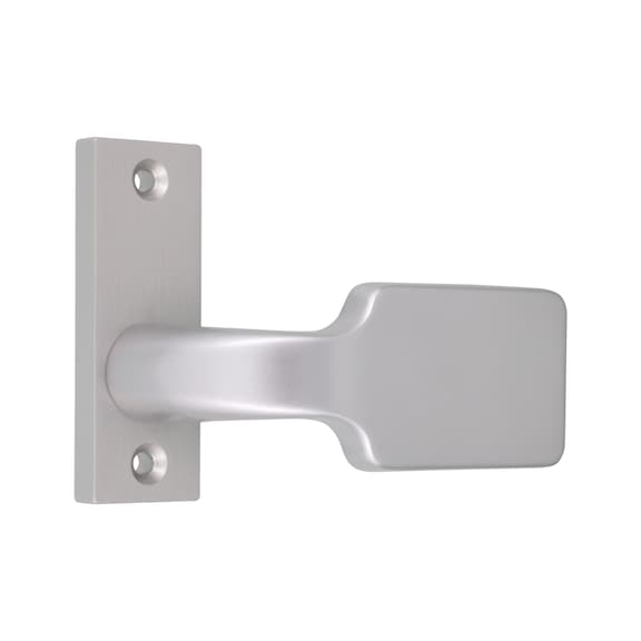Lock housing – knob on square rosette - 1