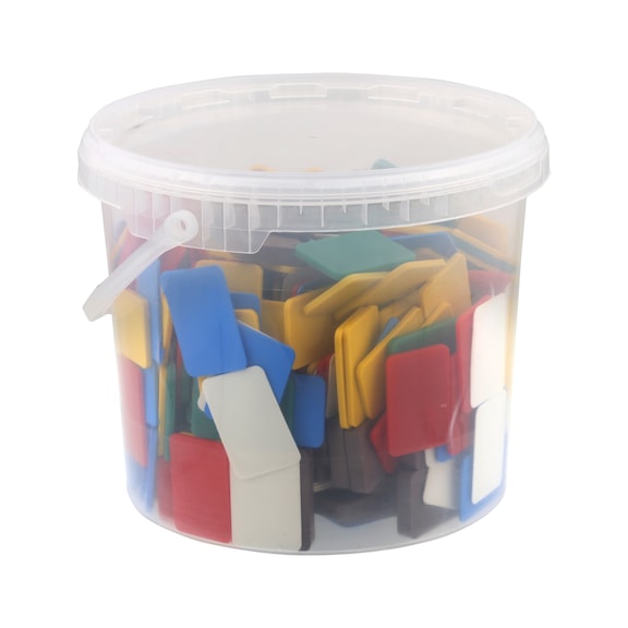 Shims PP 40 x 60 mm Mix in bucket - 1
