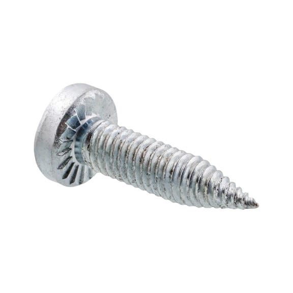 DBS thin sheet metal screw, round head, zinc-plated - 3