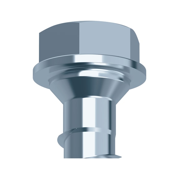 MULTI-MONTI-plus screw anchor zinc-plated steel, MMS-plus-SSK hexagon head with pressed-on washer and cone under the head - 2