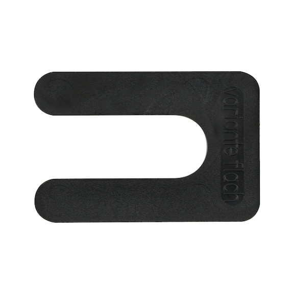 Spacer plate, plastic