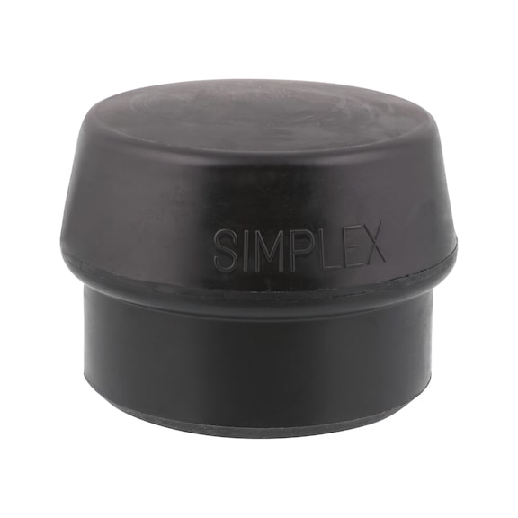 Simplex hammer insert rubber composition