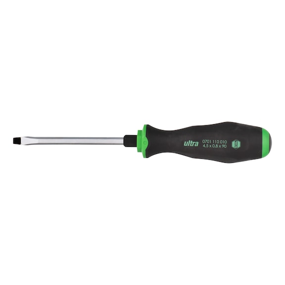 ultra screwdriver with striking cap - slotted - RECA ultra screwdriver with striking cap, slotted, 4.5 x 0.8 mm