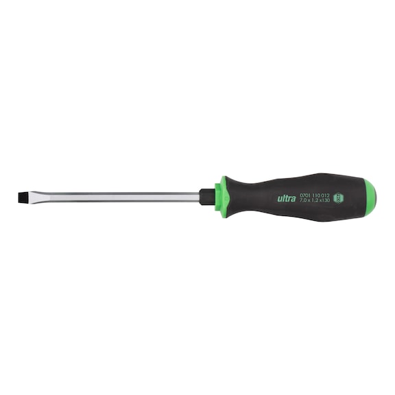 ultra screwdriver with striking cap - slotted - RECA ultra screwdriver with striking cap, slotted, 7.0 x 1.2 mm