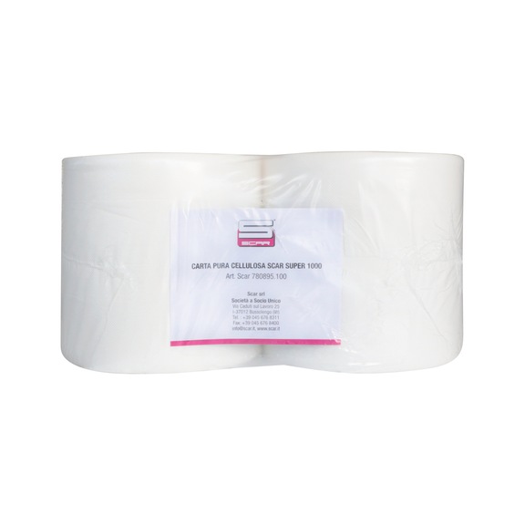 PAPER ROLL PURE CELLULOSE SCAR EMBOSSED - PAPER ROLL SCAR SUPER 1000 1.15 KG