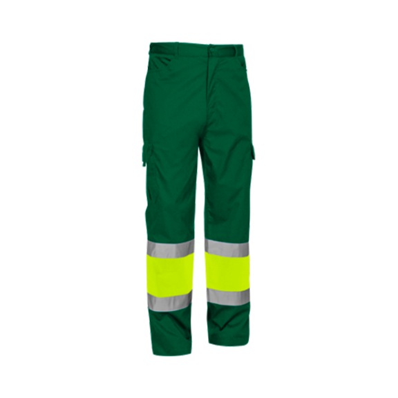 H/V Combination trousers Belgrade - H/V Combination trousers yellow/surgical green size 66