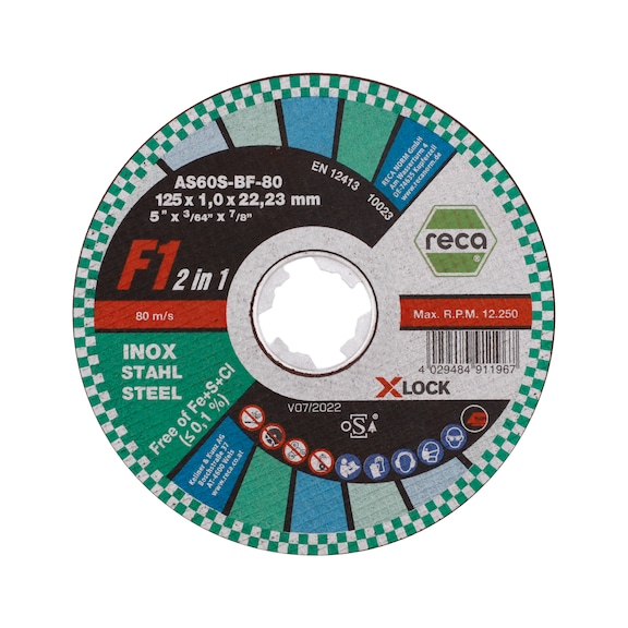 Cutting disc F1 X-LOCK - 1