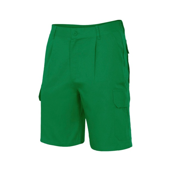 Worker Ankara - WORKER - Twill shorts 65% polyester, 35% cotton green size 46