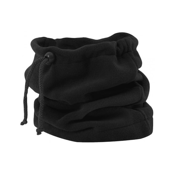 WORKER Krakow - Single black fleece neck warmer