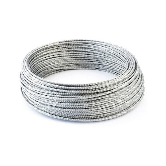 Galvanised wire cable 