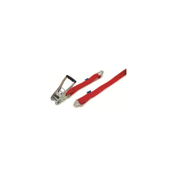 Lashing straps, width 50 mm, 2,500/5,000 daN, with pressure ratchet - Lashing strap with claw hooks, width: 50 mm, length: 12 m