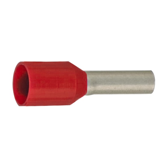 Embouts de câble isolés, ZF/couleur série II - Embout de câble ZF 46228 Partie 4, rouges isolées 1,5mm²x8mm