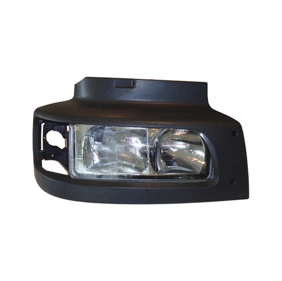 HEADLIGHT WITH FRAME