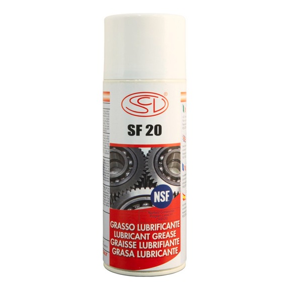 GREASE SPRAY SF 20 FOR THE FOOD INDUSTRY - H1 FOOD-GRADE LUBRICANT