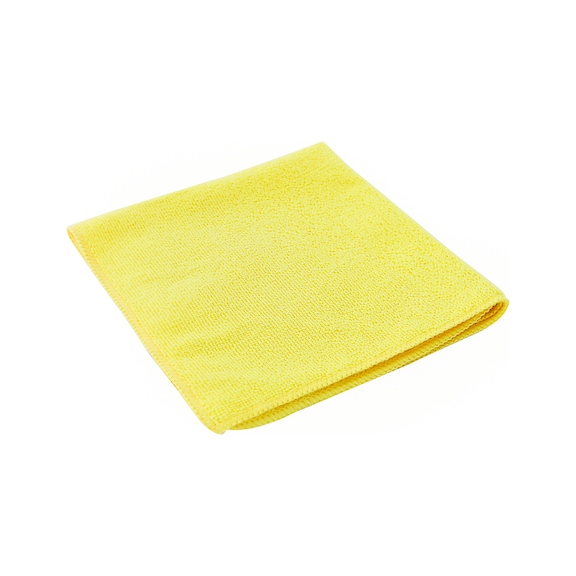 PACK OF 10 YELLOW MICROFIBRE CLOTHS - YELLOW MICROFIBRE CLOTH