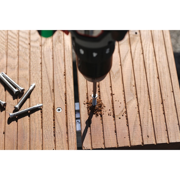 sebS wing-tip drilling screw, step head A4 - 4
