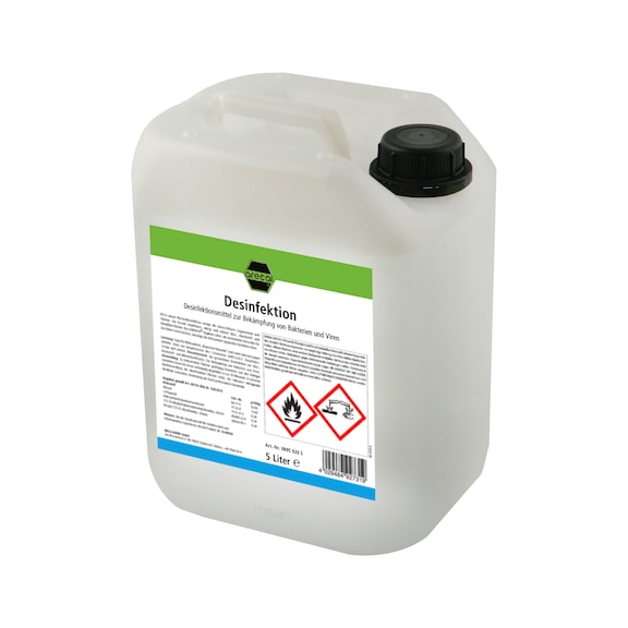 Disinfectant, liquid - Hand disinfectant 5 litres