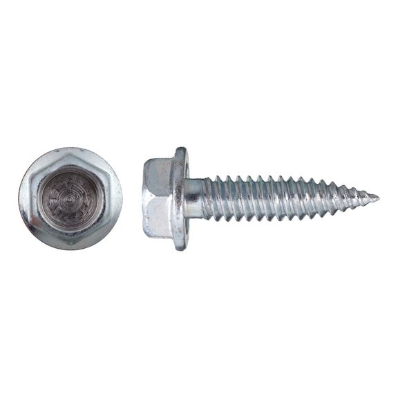DBS thin sheet metal screw, hexagon head, zinc-plated - 3