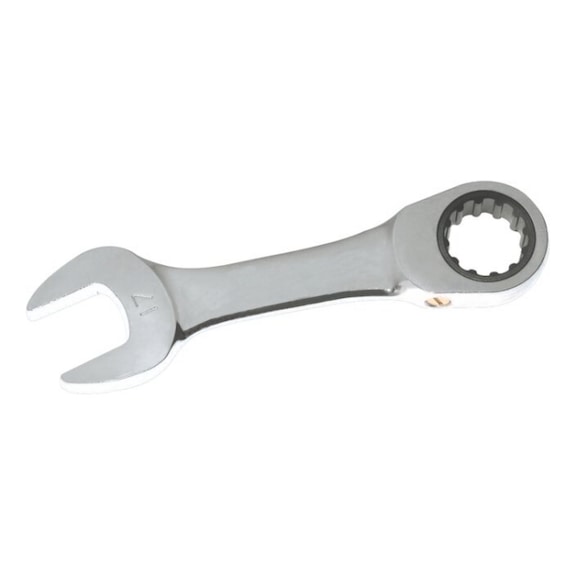 Ratchet combination wrench, short series - 1