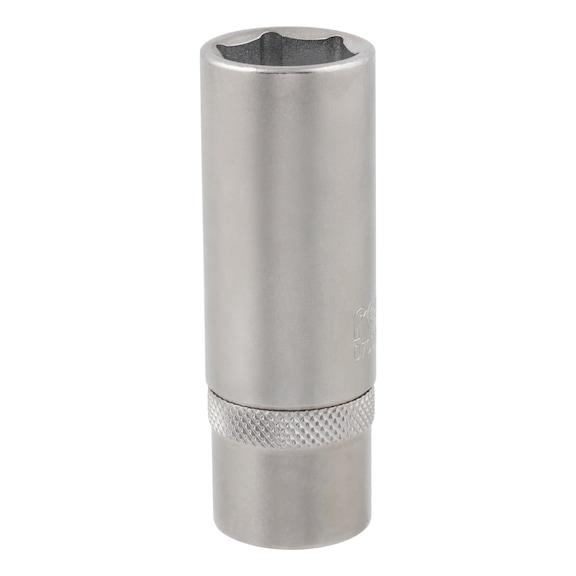 Insertos para llave de vaso RECA 1/2", versión larga, métricos con hexágono exterior - Inserto llave de vaso RECA, largo, 1/2", versión larga, ancho de llave 17 mm