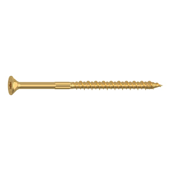 RAPID® load-bearing timber screw with countersunk head, yellow - 1