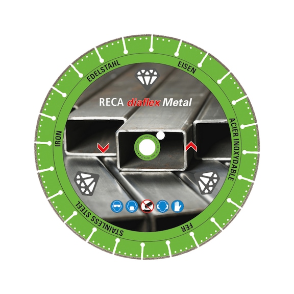 RECA diaflex Metal für Stahl/Edelstahl 125 - 400mm