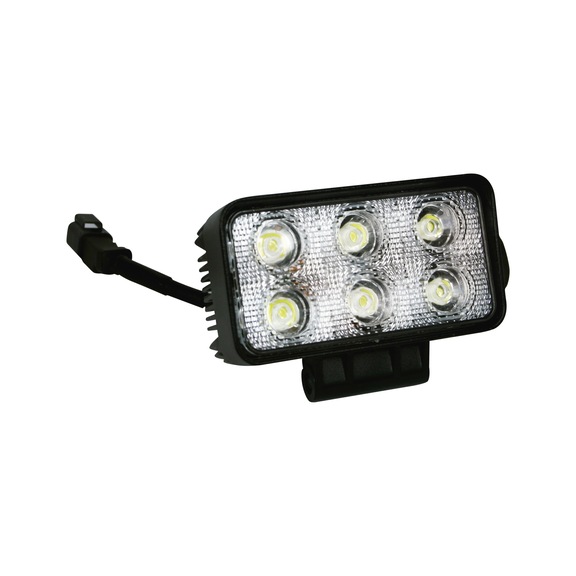 FOCO DE TRABAJO LED RECTANGULAR 1320 LÚMENES - FOCO DE TRABAJO LED RECTANGULAR SCAR 10-30 V 1320 LÚMENES