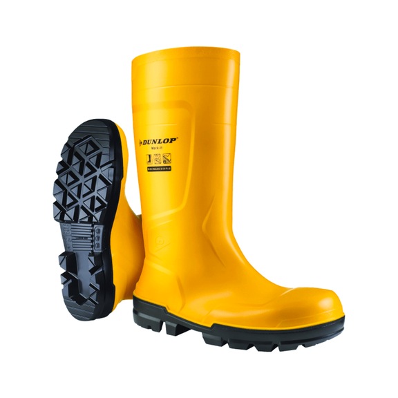 BOOTS YELLOW IN PVC DUNLOP S5 - BOOTS YELLOW IN PVC DUNLOP S5