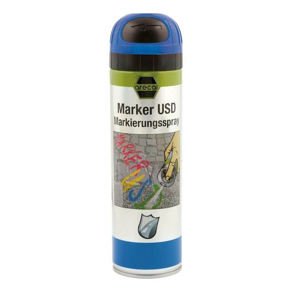 arecal Marker USD Premium marking spray - arecal Marker USD marking spray, blue 500 ml