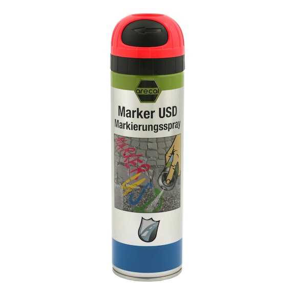 arecal Marker USD Premium marking spray - arecal Marker USD marking spray, red 500 ml