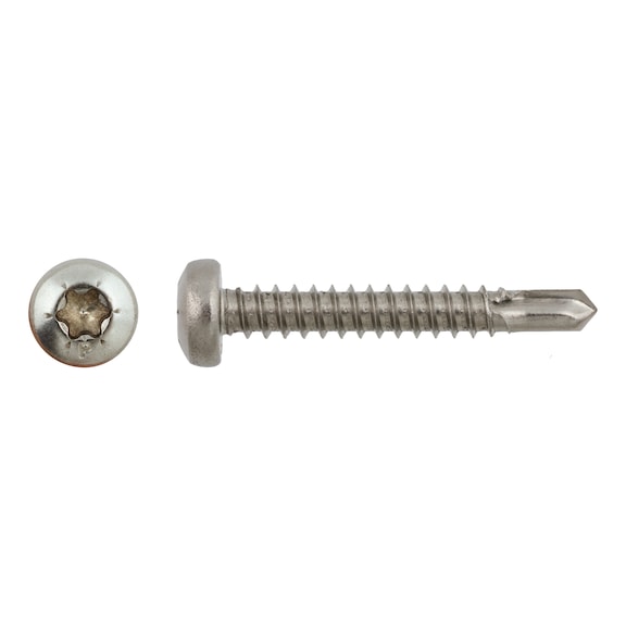 sebS drilling screw, pan head TX, sim. to DIN 7504-N A2 - 1