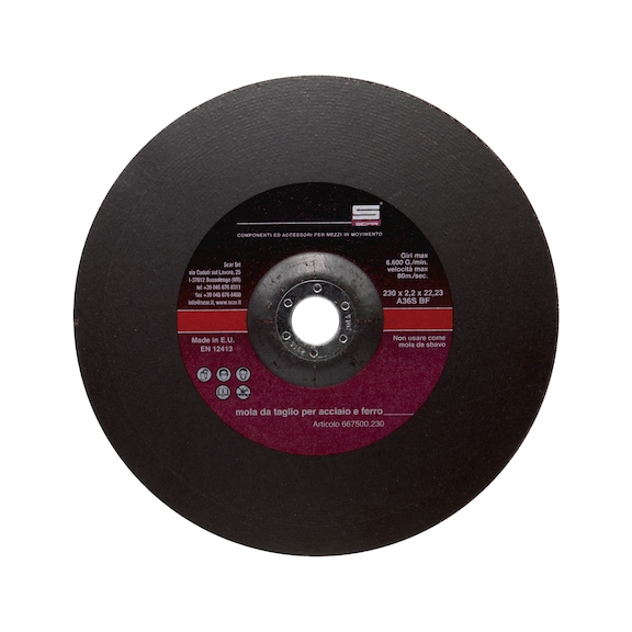 CUTTING DISKS - MICRODISK FOR STEEL - 230 mm - CUT-OFF WHEEL MICRODISK STEEL 230
