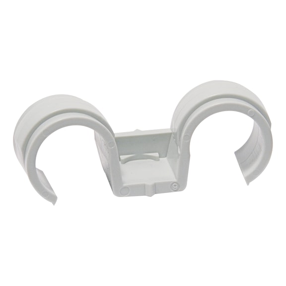 FPD plastic double pipe clamp - 1