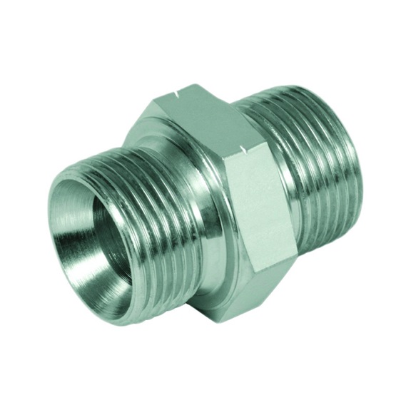 REDUCING NIPPLE GAS/METRIC - REDUCING NIPPLE - GAS/METRIC 3/8 inch - 16X1.5 DIAMETER