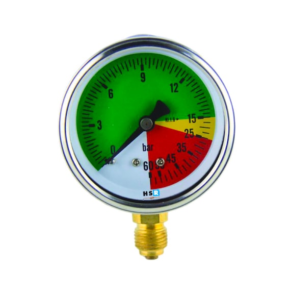 ISOMETRIC PRESSURE GAUGES WITH STAINLESS STEEL CASING AND 63 MM DIAMETER - 